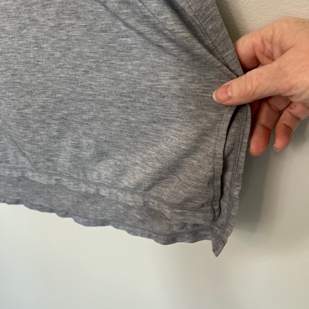 Athleta Women’s Gray Oversized Open Back Tank Top Size S Activewear Yoga - Picture 4 of 9